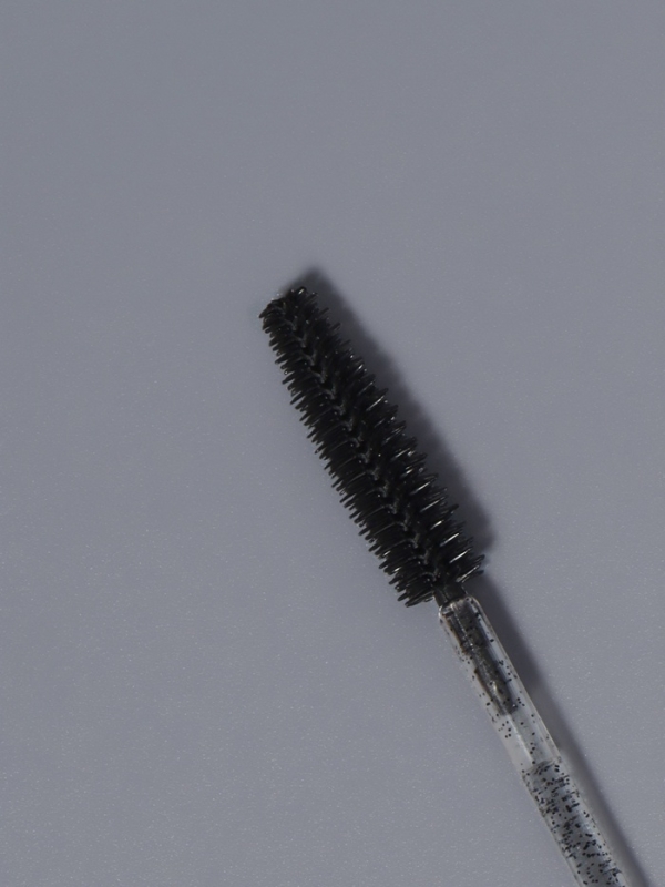 Щёточки для бровей и ресниц, силиконовые, набор - 10 шт, 10,5 см, цвет чёрный/прозрачный