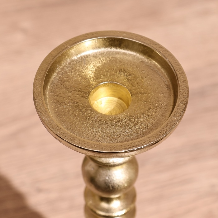 Подсвечник "Антик" 18,5 см, алюминий