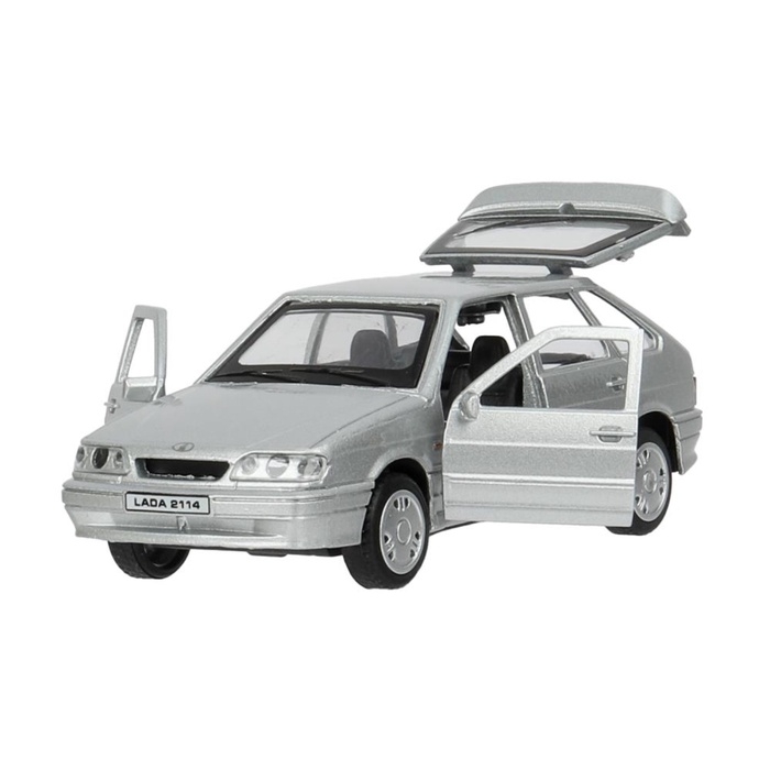 Машина металл LADA -2114 "SAMARA" 12 см, инерц, серебрист 2114-12-SR-WOD