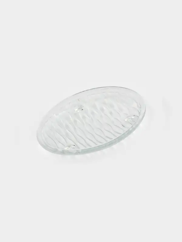 Набор для ванной "Перелив", 3 предмета (дозатор для мыла, стакан, мыльница)