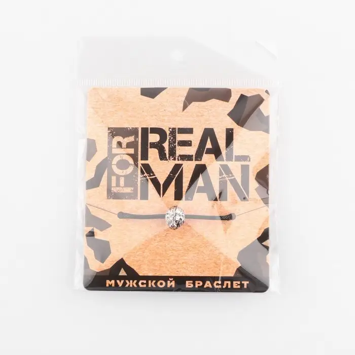 Браслет мужской Real man, длина 24 см