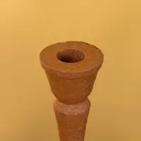 Подсвечник на 1 свечу "Бисквит" 10,5х10,5х30 см