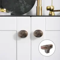 Ручка-кнопка CAPPIO, цинк, d=35 мм, цвет медь