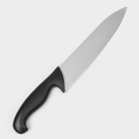 Шеф-нож, лезвие 19,5 см, черная ручка