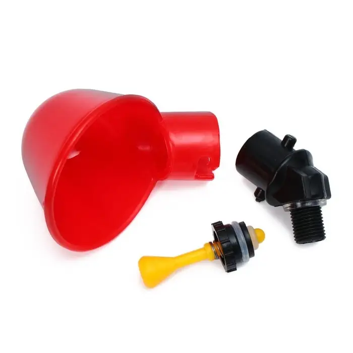 Поилка чашечная для домашней птицы, со штуцером под трубку 10 мм, Greengo