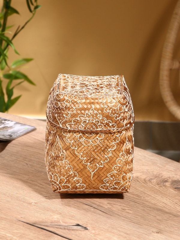 Корзинка плетеная "Морокко" 14х14х23 см