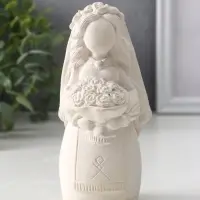 Фигура &laquo;Берегиня невеста&raquo;, 14&times;6.5&times;7 см, натуральный