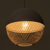 Светильник Lina 1х40Вт Е27 кремовый  26х26х32см