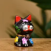 Набор сувенирный "Котята" дерево (5 штук), 4 см