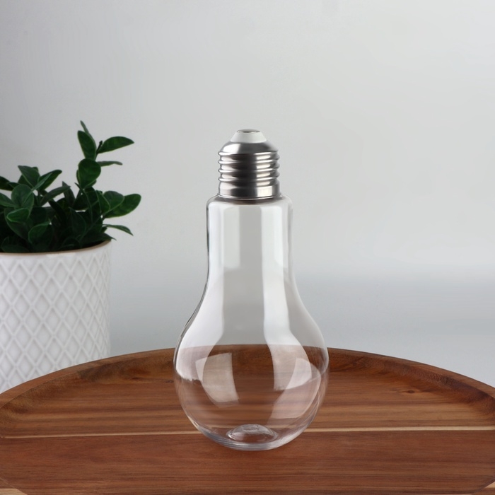 Бутылочка для хранения &laquo;Лампочка&raquo;, 200 мл, цвет прозрачный