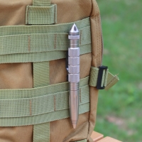 Ручка шариковая металлическая Calligrata "Тактическая", поворотная, золотистая