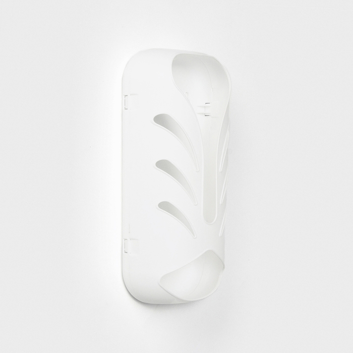 Корзина для пакетов Krita, 12&times;7&times;28 см, цвет снежно-белый