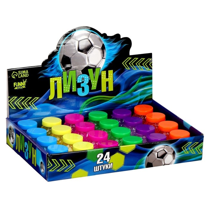 Лизун - слайм &laquo;Мяч&raquo;, цвета МИКС