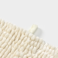 Коврик для дома LaDо́m, букли, плотность 1400 г, 50&times;80 см, цвет молочный