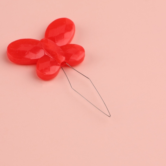 Нитевдеватели &laquo;Бабочка&raquo;, 3,5 &times; 2,2 &times; 0,2 см, 10 шт, цвет разноцветный