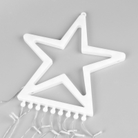 Светодиодная фигура &laquo;Комета&raquo; 3.5 м, пластик, 9 нитей, 220 В, свечение мульти