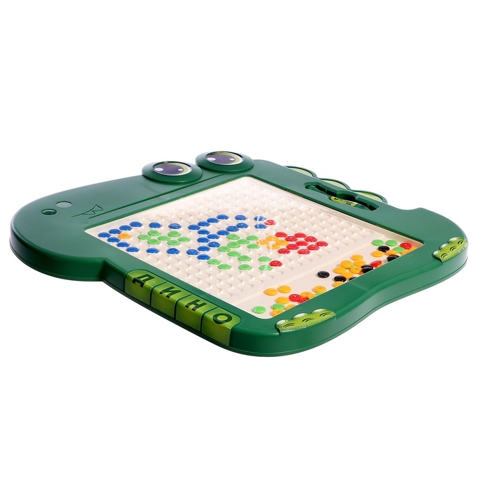 Магнитный планшет для рисования &laquo;Динозаврик&raquo;, мозаика, 10 карточек