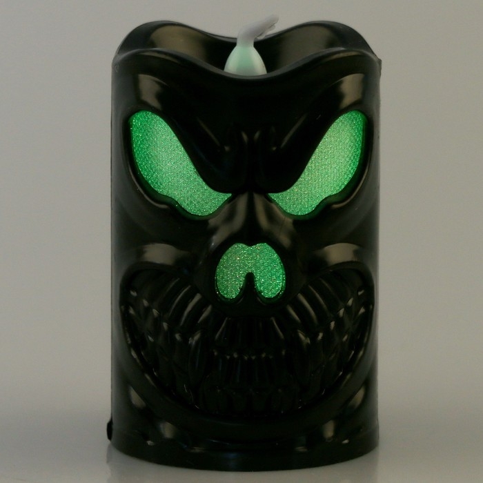 Хэллоуин. Свеча светодиодная &laquo;Привидение&raquo;, цвет МИКС