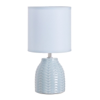 Лампа настольная "Квиллен" 1х40Вт Е14 голубой 13х13х25см