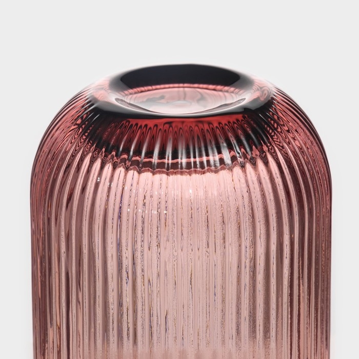 Стакан стеклянный Magistro &laquo;Грани&raquo;, 260 мл, 7,5&times;9,5 см, цвет сиреневый