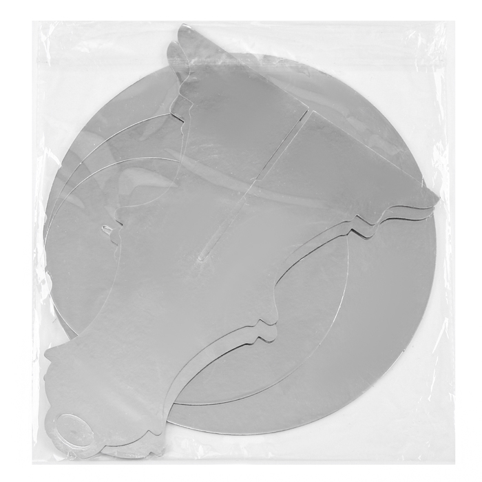 Подставка для пирожных &laquo;Нежность&raquo;, цвет серебряный