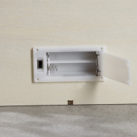 Светодиодная фигура &laquo;Счастливые каникулы&raquo; 22 &times; 22 &times; 4 см, дерево, батарейки АААх2 (не в комплекте), свечение тёплое белое