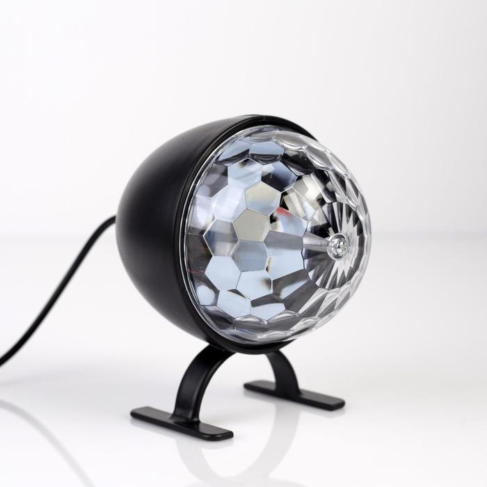 Световой прибор &laquo;Полусфера&raquo; 5 см, свечение RGB, 220 В