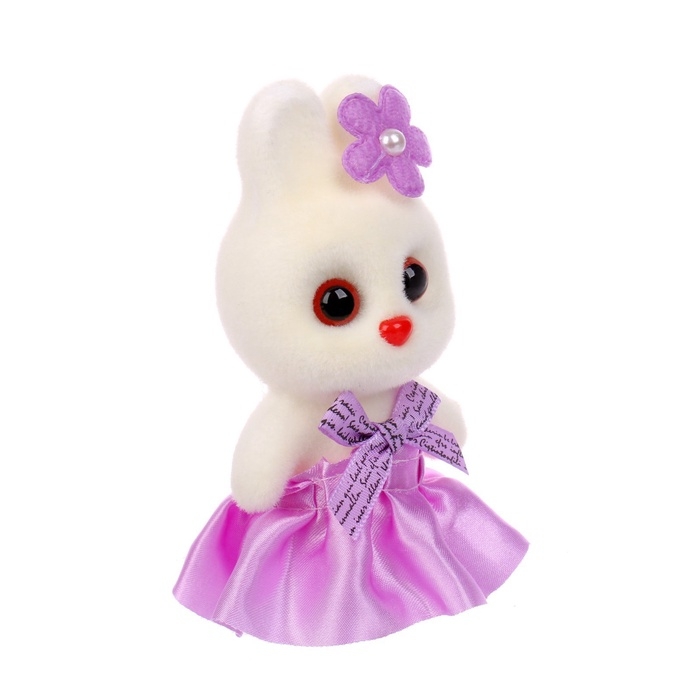 Игрушка из пенопласта «Зайка с цветком», 13 см, набор 3 шт., цвет МИКС Игрушка из пенопласта «Зайка с цветком», 13 см, набор 3 шт., цвет МИКС