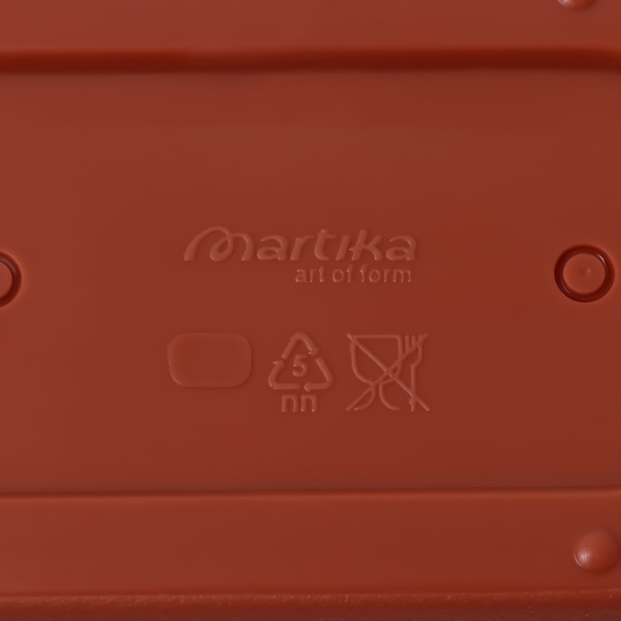 Горшок для кактуса с поддоном &laquo;Фелиция&raquo;, 1,5 л, цвет терракотовый