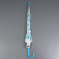 Зонт - трость полуавтоматический &laquo;Цветочки&raquo;, 8 спиц, R = 45/55 см, D = 110 см, цвет МИКС