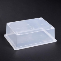 Ящик для хранения с крышкой, 25 л, 53&times;37&times;18 см, цвет прозрачный