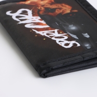 Кошелёк детский на липучке &laquo;Выбражулька&raquo;, цвет чёрный