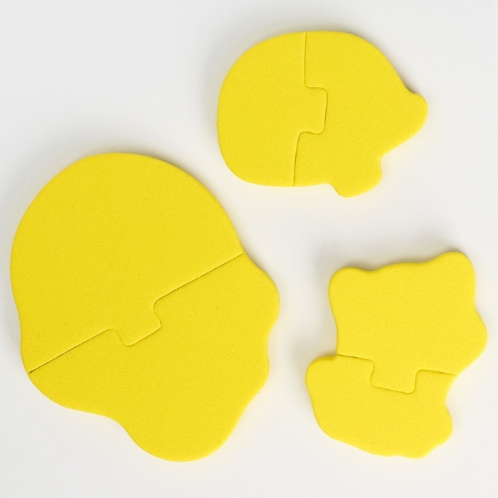 Мягкий пазл для малышей &laquo;Собираем животных&raquo;, 20 пазлов, 40 деталей, Крошка Я