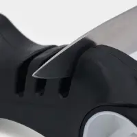 Точилка для ножей Доляна &laquo;БэтМобиль&raquo;, 3 степени заточки, 19.2&times;4.4&times;6.2 см, чёрная