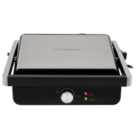 Электрогриль HYG-1043 1800Вт черный, серебристый