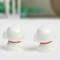 Миниатюра кукольная &laquo;Собачка&raquo;, набор 2 шт., размер 1 шт. &mdash; 2,7 &times; 2,4 см