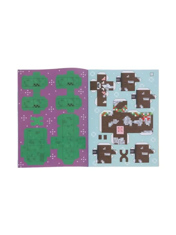 Подарок на новый год для детей &laquo;Кубический сюрприз&raquo; подарочный набор книг, 3д наклейки, очки, свечка, фигурки