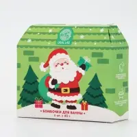 Бомбочки для ванны в домике &laquo;Дед Мороз&raquo;, набор 6 шт х 40 г, URAL LAB
