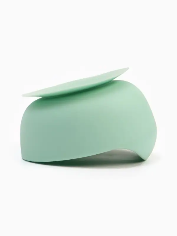 Тарелка детская на присоске и ложка, бирюзовый, Mum&Baby