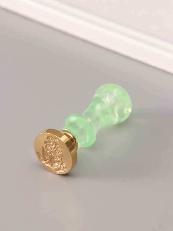 Сургучный набор "Растение" печать, ручка, сургуч 12,5х10х3,6 см