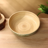 Салатник 30х30х8 см, бамбук