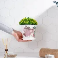 Горшок для цветов Доляна &laquo;Фрезия&raquo;, 800 мл, цвет белый