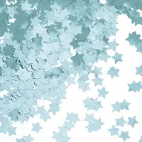 Конфетти &laquo;Звезда&raquo; голубые, хром, 1.5 см, 50 г