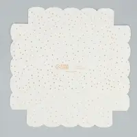 Коробка для кондитерских изделий с пластиковой крышкой I love winter, 15&times;15&times;3 см