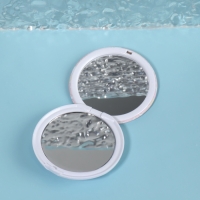 Зеркало складное &laquo;Нежность&raquo;, d = 7,5 см, цвет розовый