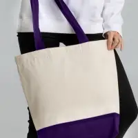 Холщовая сумка Shopaholic, фиолетовая