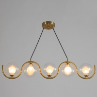 Светильник BayerLux "Сигма" 5х G 9 40Вт золото 100х12х100см