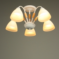 Люстра "Нельсен" 5хЕ27 40Вт белый 57х57х25 см