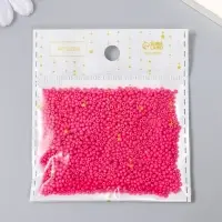 Бисер стекло 12/0 "Кукольный розовый" 15 гр