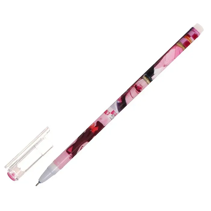 Ручка гелевая со стираемыми чернилами Calligrata, 0.5 мм, стержень синий, &laquo;Аниме&raquo;, МИКС